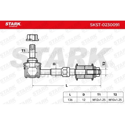 Łącznik Stabilizatora Stark SKST-0230091 SKST-0230091 - foto 4