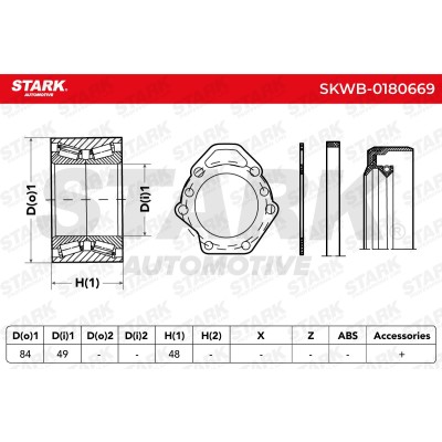 Łożysko Koła Stark SKWB-0180669 SKWB-0180669 - foto 3