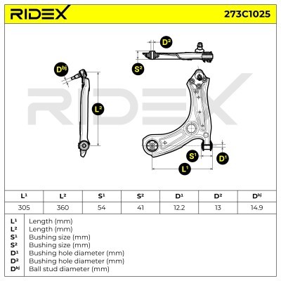 Wahacz RIDEX 273C1025 273C1025 - foto 6