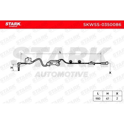 Czujnik ABS Stark SKWSS-0350086 SKWSS-0350086 - foto 6