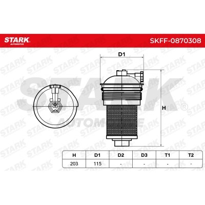 Filtr Paliwa Stark SKFF-0870308 SKFF-0870308 - foto 6
