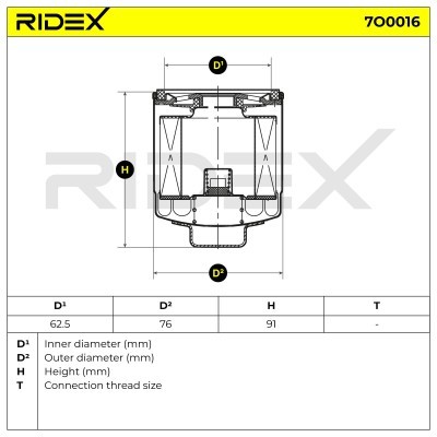 Filtr Oleju RIDEX 7O0016 7O0016 - foto 6