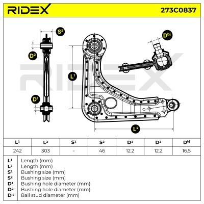 Wahacz RIDEX 273C0837 273C0837 - foto 7