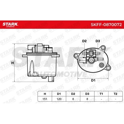 Filtr Paliwa Stark SKFF-0870072 SKFF-0870072 - foto 5