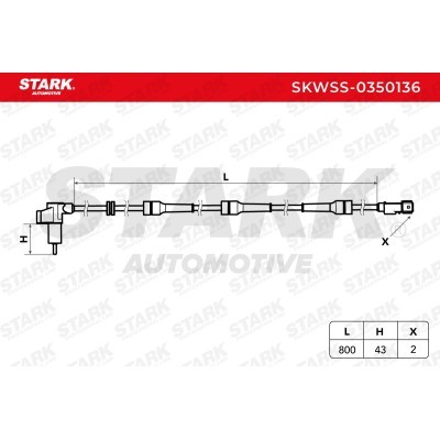 Czujnik ABS Stark SKWSS-0350136 SKWSS-0350136 - foto 5