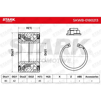 Łożysko Koła Stark SKWB-0180213 SKWB-0180213 - foto 3
