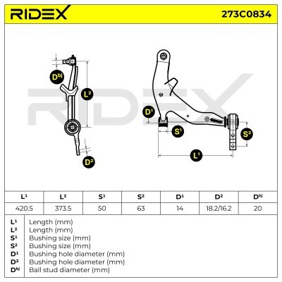 Wahacz RIDEX 273C0834 273C0834 - foto 7
