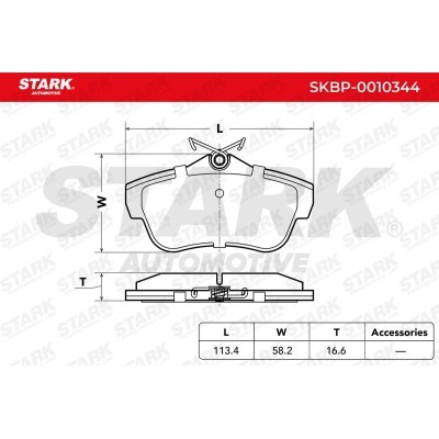 Klocki hamulcowe Stark SKBP-0010344 SKBP-0010344 - foto 4
