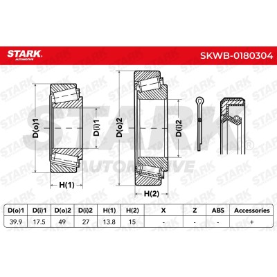 Łożysko Koła Stark SKWB-0180304 SKWB-0180304 - foto 3