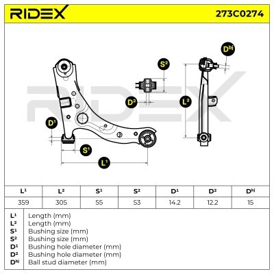 Wahacz RIDEX 273C0274 273C0274 - foto 7
