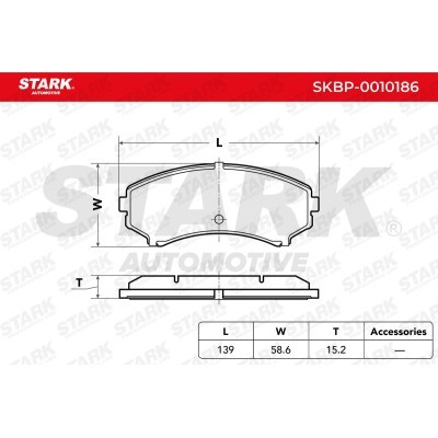 Klocki hamulcowe Stark SKBP-0010186 SKBP-0010186 - foto 3