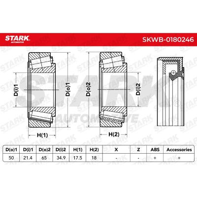 Łożysko Koła Stark SKWB-0180246 SKWB-0180246 - foto 5