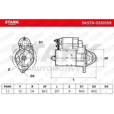 Rozrusznik Stark SKSTR-0330159 SKSTR-0330159 - foto 6