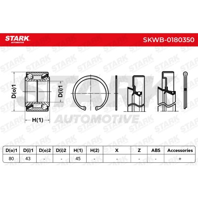 Łożysko Koła Stark SKWB-0180350 SKWB-0180350 - foto 5