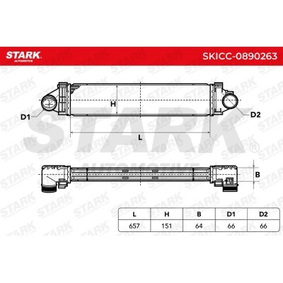 Chłodnica powietrza doładowującego Stark SKICC-0890263 SKICC-0890263 - foto 6