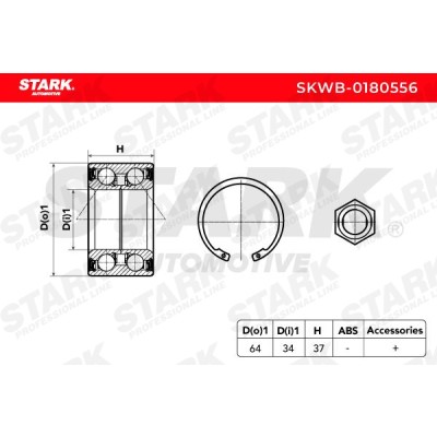 Łożysko Koła Stark SKWB-0180556 SKWB-0180556 - foto 3