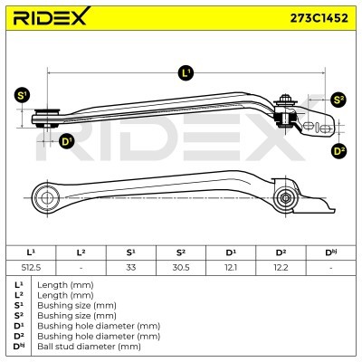 Wahacz RIDEX 273C1452 273C1452 - foto 7