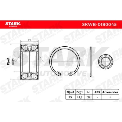 Łożysko Koła Stark SKWB-0180045 SKWB-0180045 - foto 3