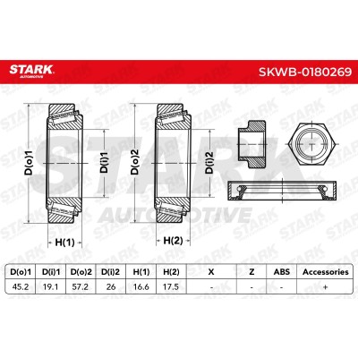Łożysko Koła Stark SKWB-0180269 SKWB-0180269 - foto 3