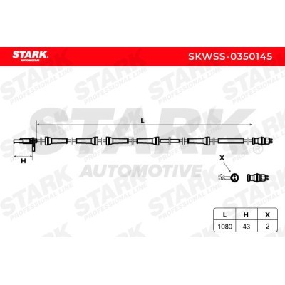 Czujnik ABS Stark SKWSS-0350145 SKWSS-0350145 - foto 5