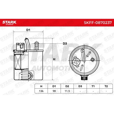 Filtr Paliwa Stark SKFF-0870237 SKFF-0870237 - foto 6