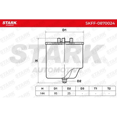 Filtr Paliwa Stark SKFF-0870024 SKFF-0870024 - foto 6