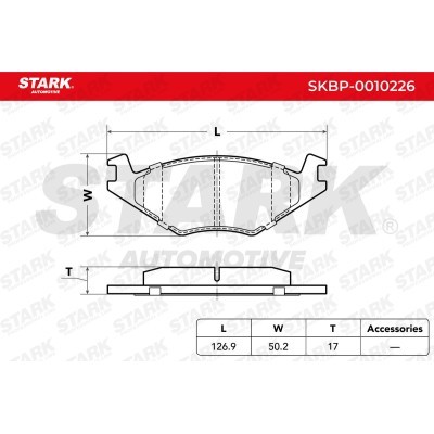 Klocki hamulcowe Stark SKBP-0010226 SKBP-0010226 - foto 3