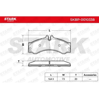 Klocki hamulcowe Stark SKBP-0010338 SKBP-0010338 - foto 5
