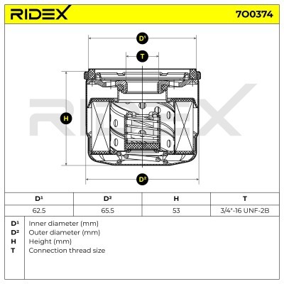 Filtr Oleju RIDEX 7O0374 7O0374 - foto 6