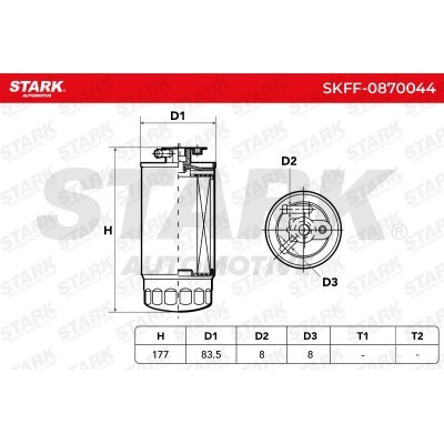 Filtr Paliwa Stark SKFF-0870044 SKFF-0870044 - foto 6
