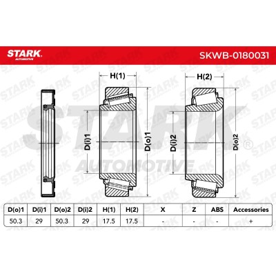 Łożysko Koła Stark SKWB-0180031 SKWB-0180031 - foto 4