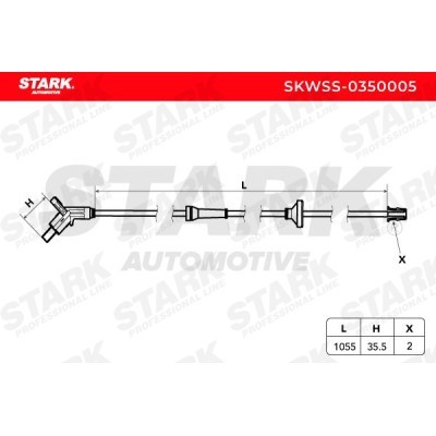 Czujnik ABS Stark SKWSS-0350005 SKWSS-0350005 - foto 3