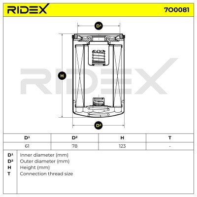 Filtr Oleju RIDEX 7O0081 7O0081 - foto 5