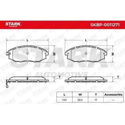 Klocki hamulcowe Stark SKBP-0011271 SKBP-0011271 - foto 5