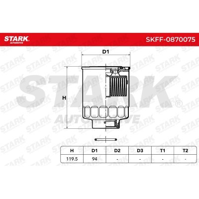 Filtr Paliwa Stark SKFF-0870075 SKFF-0870075 - foto 5