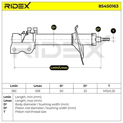 Amortyzator RIDEX 854S0163 854S0163 - foto 8