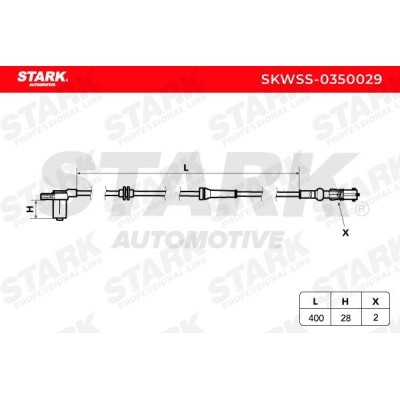 Czujnik ABS Stark SKWSS-0350029 SKWSS-0350029 - foto 3