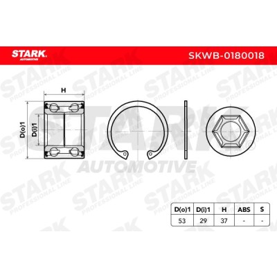 Łożysko Koła Stark SKWB-0180018 SKWB-0180018 - foto 3