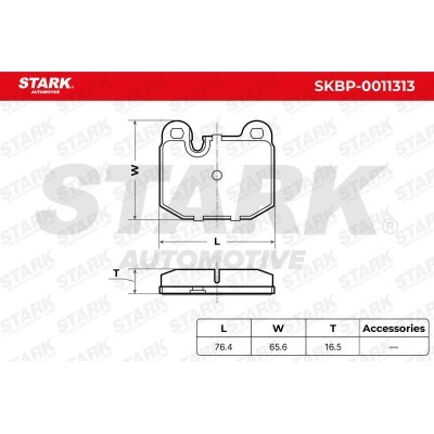 Klocki hamulcowe Stark SKBP-0011313 SKBP-0011313 - foto 5