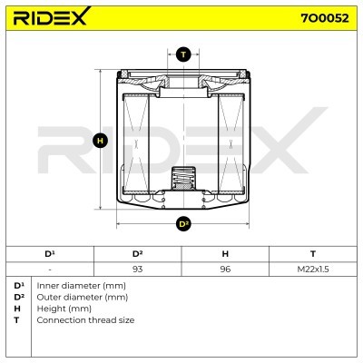 Filtr Oleju RIDEX 7O0052 7O0052 - foto 5