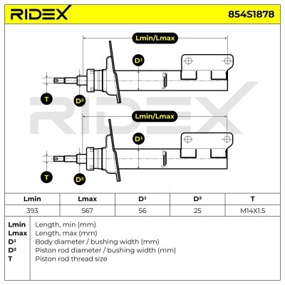 Amortyzator RIDEX 854S1878 854S1878 - foto 6