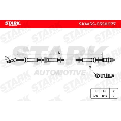 Czujnik ABS Stark SKWSS-0350077 SKWSS-0350077 - foto 3