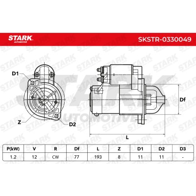 Rozrusznik Stark SKSTR-0330049 SKSTR-0330049 - foto 6