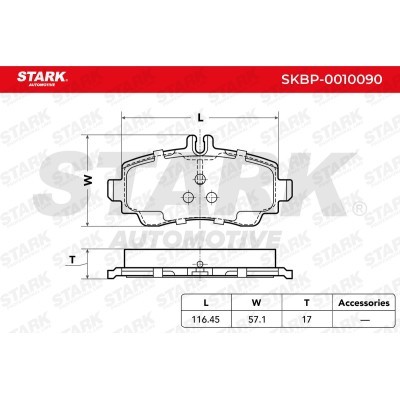 Klocki hamulcowe Stark SKBP-0010090 SKBP-0010090 - foto 3