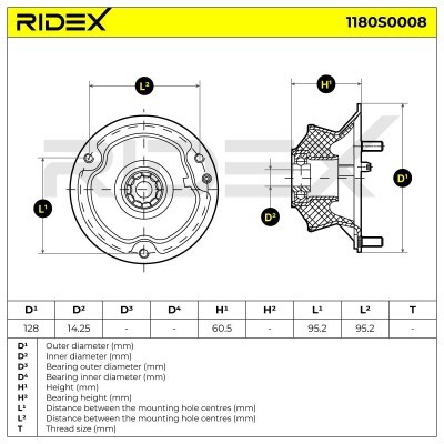 Mocowanie Amortyzatora RIDEX 1180S0008 1180S0008 - foto 4