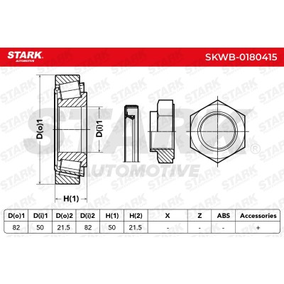 Łożysko Koła Stark SKWB-0180415 SKWB-0180415 - foto 3
