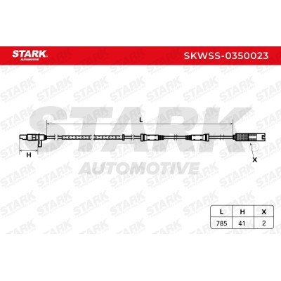 Czujnik ABS Stark SKWSS-0350023 SKWSS-0350023 - foto 2