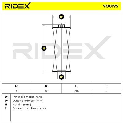Filtr Oleju RIDEX 7O0175 7O0175 - foto 6