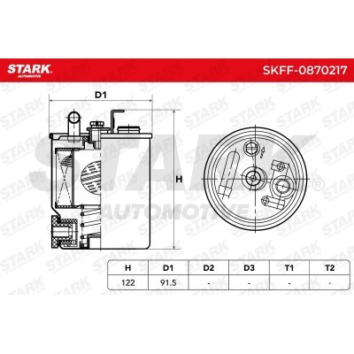 Filtr Paliwa Stark SKFF-0870217 SKFF-0870217 - foto 8