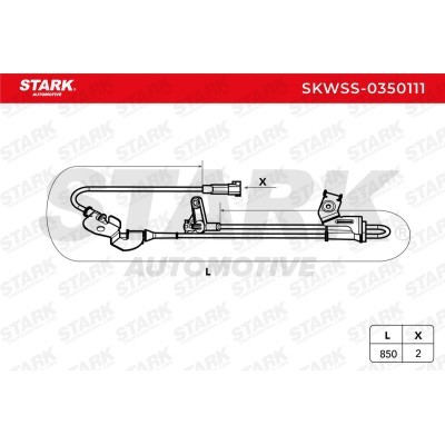 Czujnik ABS Stark SKWSS-0350111 SKWSS-0350111 - foto 3